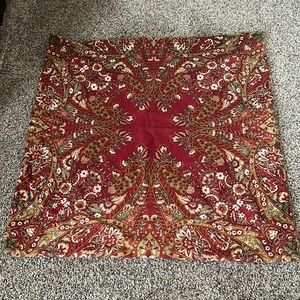 Pottery Barn lined pillow sham 24 x 24